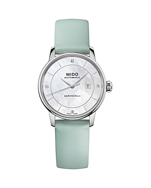 Mido Baroncelli Signature Lady Colours Watch, 30mm In Silver/multi