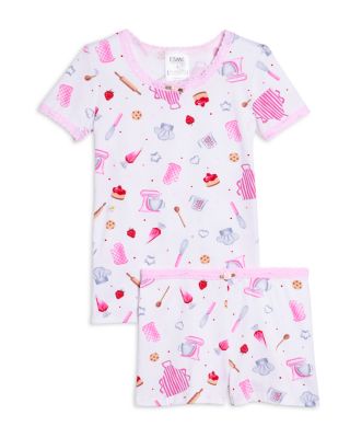 Esme - Girls' Short Sleeved Top & Pajama Boxer Shorts - Little Kid
