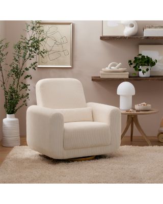 Tuba Corduroy Extra Wide Swivel Glider