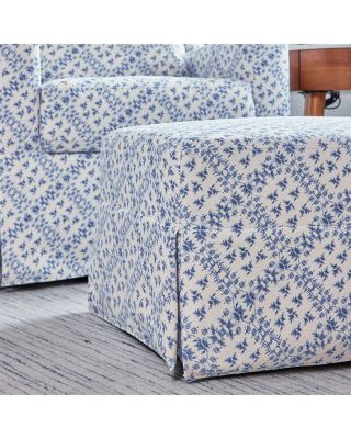 Crawford Water Repellent & Stain Resistant Gliding Ottoman