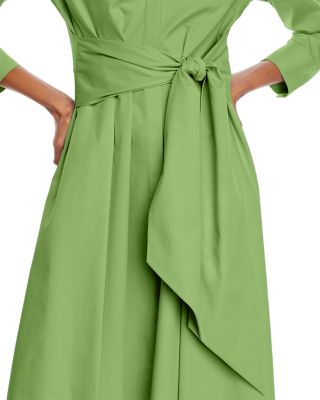 Debra Tie Waist Shirt Dress