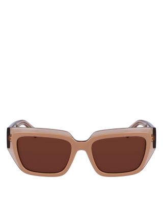 Colorblock Square Sunglasses, 55mm