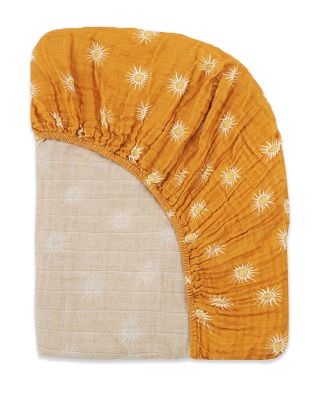 All Stages Midi Crib Sheet in GOTS Certified Organic Muslin Cotton