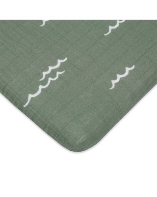 All Stages Bassinet Sheet in GOTS Certified Organic Muslin Cotton