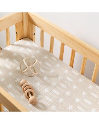 All Stages Bassinet Sheet in GOTS Certified Organic Muslin Cotton