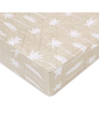 Quilted Changing Pad Cover in GOTS Certified Organic Muslin Cotton