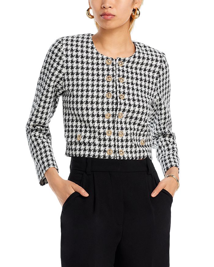 Aqua tweed jacket sale