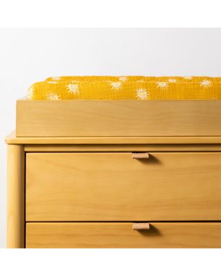 Quilted Changing Pad Cover in GOTS Certified Organic Muslin Cotton