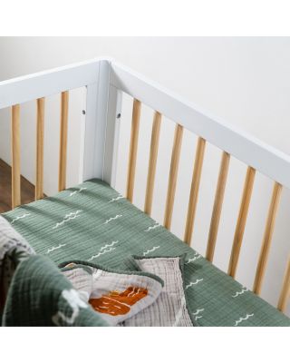 Mini Crib Sheet in GOTS Certified Organic Muslin Cotton