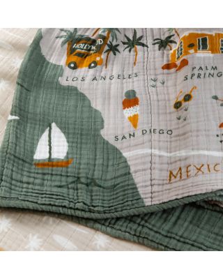 Crib Sheet in GOTS Certified Organic Muslin Cotton