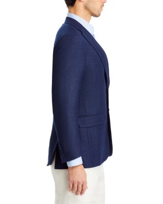 Siena Melange Textured Solid Regular Fit Sport Coat