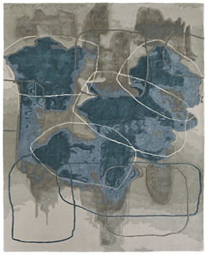 Shop Feizy Anya Any8885f Area Rug, 8' X 10' In Blue/grey