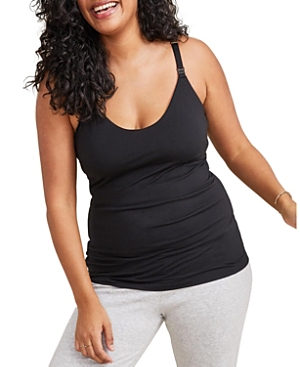 Hatch Collection The 24/7 Maternity Nursing Tank Top In Black
