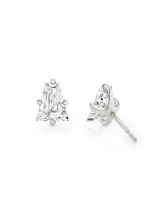 Iconic Lab-Grown Diamond Stud Earrings in 14K Yellow and White Gold, 1.5ctw Keystone Lab Grown Diamonds