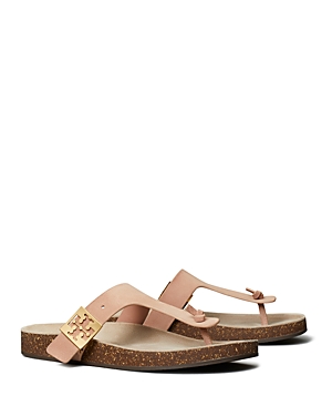Tory Burch Leather Mellow Sandals In Pink