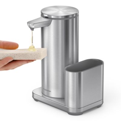 14oz Sensor Pump, Touch-free Hand Soap Dispenser with Sponge Caddy