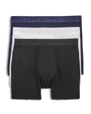 Paul Smith Logo Waistband Long Trunks, Pack of 3