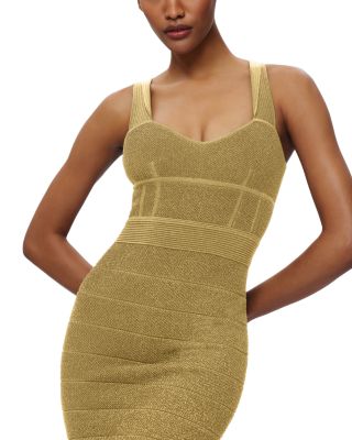 Textured Lurex Sweetheart Gown