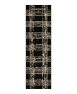 Bobby Berk By Karastan Series 3 Fontana Runner Area Rug, 2'4 X 7'10 In Onyx
