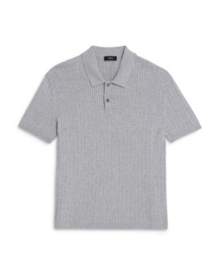 Short Sleeve Cable Polo in Breach 
