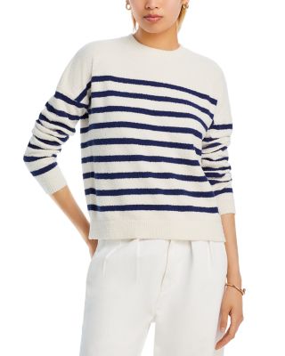 Aqua Stripe Summer Sweater