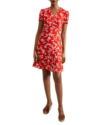 Lydia Jersey Fit & Flare Dress