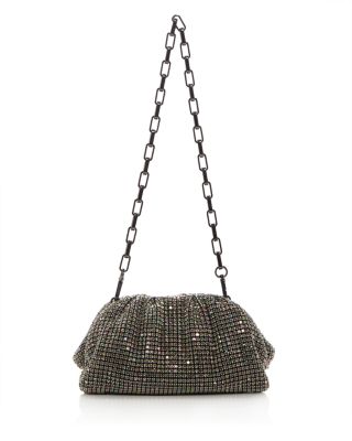 Self-Portrait - Chainmail Embellished Clutch