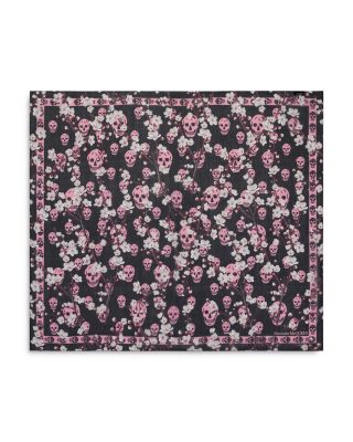McQueen - Classic Blossom Silk Scarf