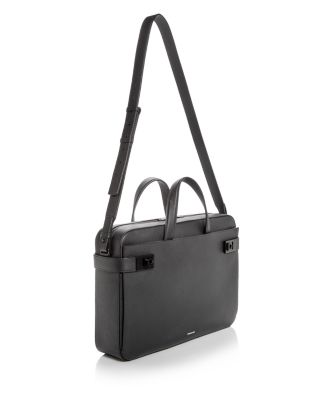 Gancini Leather Briefcase
