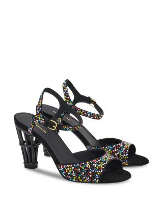 Ferragamo Women's Nikla 85 Embellished High Heel Sandals