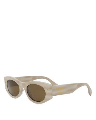 Fendi - Roma Oval Sunglasses, 52mm - Exclusive