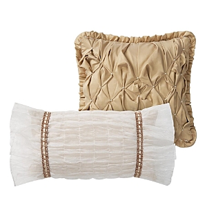 Waterford Donegan Decorative Pillows, Set Of 2 In Brown