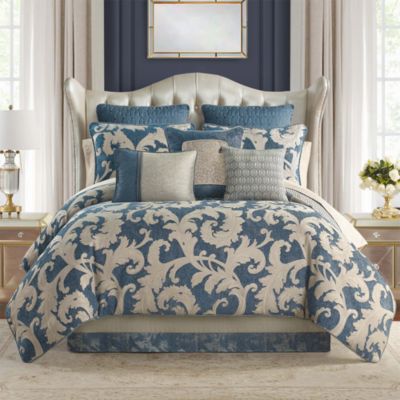 Waterford Laurent 6-Piece Comforter Set, Queen