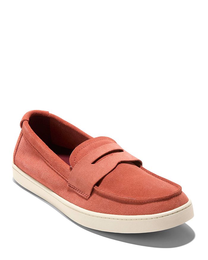 Mocassini Da Uomo Cole Haan Pinch Weekender, Scarpe Da Barca In Pelle E Tessuto Premium, Suola Con Logo In Rilievo