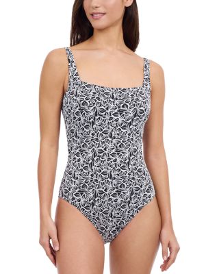 Profile by Gottex - Square Neck One Piece Swimsuit