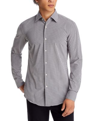 BOSS - Check Slim Fit Button Down Shirt