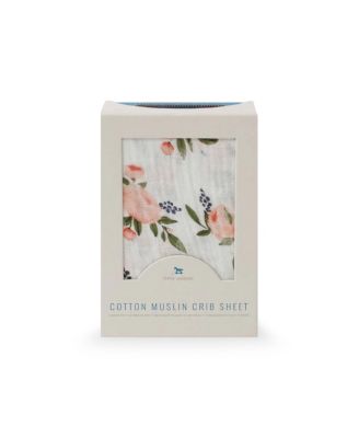 Unisex Cotton Muslin Crib Sheet - Baby