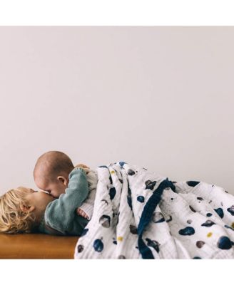 Unisex Cotton Muslin Quilted Throw - Baby