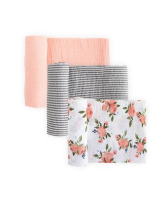 Unisex Cotton Muslin Swaddle 3 Pack - Baby