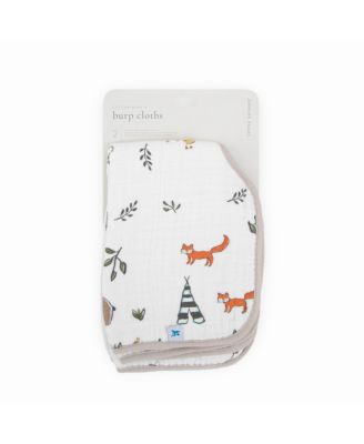 Unisex Cotton Muslin Burp Cloth 2 Pack - Baby