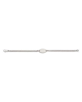 Sterling Silver Trademark Link Bracelet