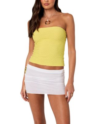 Edikted Albina Textured Tube Top | Bloomingdale's