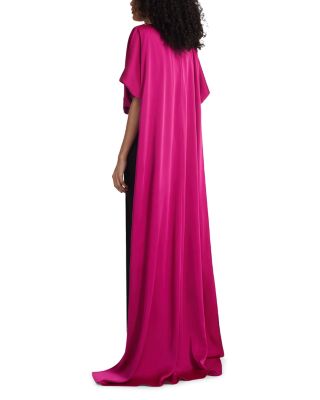 strapless open back dress Hot Pink Feather Homecoming Dress main image 1