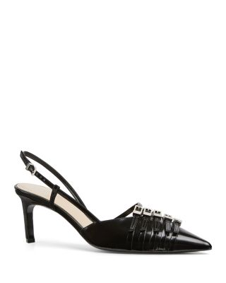Gucci - Women's Regent Buckles Slingback Pumps