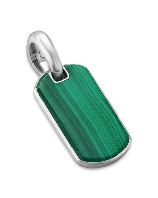 Men's Chevron Tag in Sterling Silver, 21mm