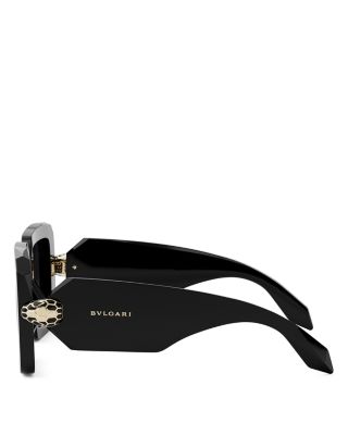 Serpenti Geometric Sunglasses, 52mm