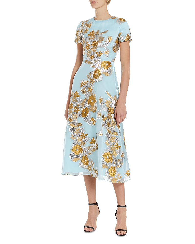 Markarian Mae Short Sleeved Silk Dress
