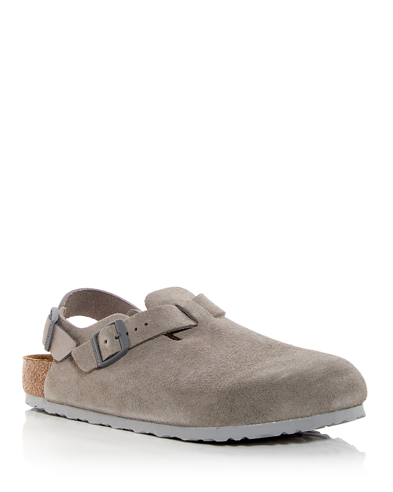 Birkenstock Men's Tokio Slingback Clogs In Gray