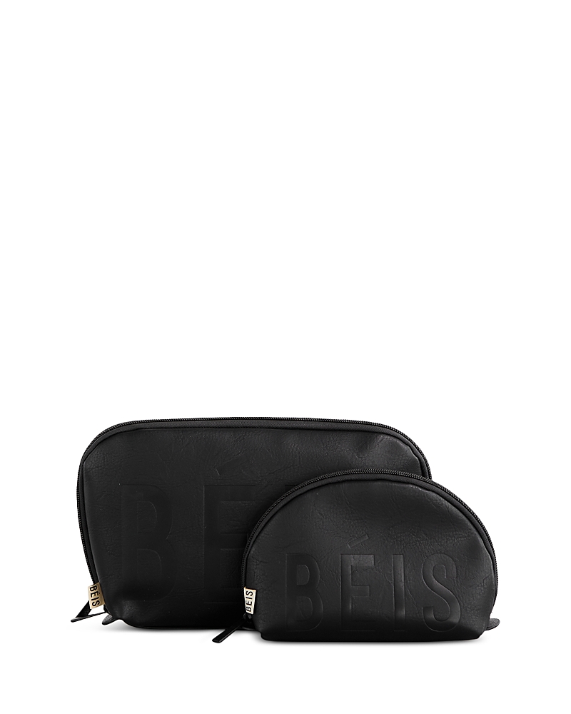 Beis The Cosmetic Pouch Set In Black