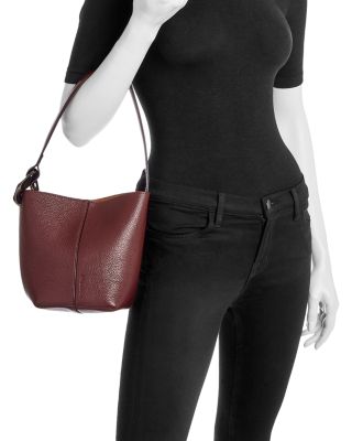 JW Anderson Corner Chain Small Leather Bucket Bag